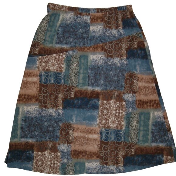 Napa Valley Midi Skirt 22W Pull-on Oversize Boho - Picture 4 of 7